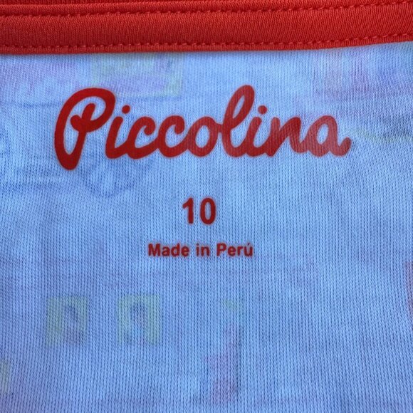 PICCOLINA Trains Tunic Dress Girls 10 NWT Camilla Locomotive Print Pockets NEW - Picture 9 of 10